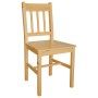 Sillas de comedor 4 unidades madera de pino de vidaXL, Sillas de comedor - Ref: Foro24-241515, Precio: 239,47 €, Descuento: %