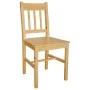 Sillas de comedor 4 unidades madera de pino de vidaXL, Sillas de comedor - Ref: Foro24-241515, Precio: 234,06 €, Descuento: %