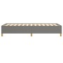 Estructura de cama de tela gris oscuro 80x200 cm de vidaXL, Camas y somieres - Ref: Foro24-347118, Precio: 106,65 €, Descuent...