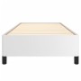 Estructura de cama de cuero sintético blanco 90x200 cm de vidaXL, Camas y somieres - Ref: Foro24-347228, Precio: 84,81 €, Des...