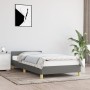 Estructura de cama con cabecero de tela gris oscuro 100x200 cm de vidaXL, Camas y somieres - Ref: Foro24-347392, Precio: 90,3...