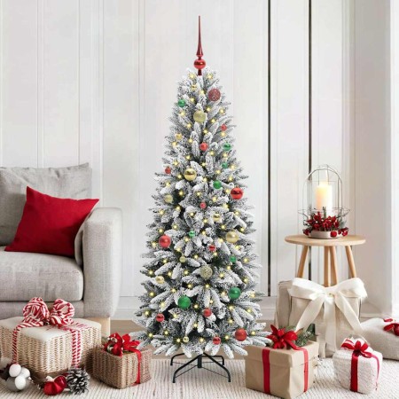 Árbol de Navidad artificial 150 cm PVC y Plástico y Acero y PE en Decoración Festiva y Estacional | Comprar online en Foru.es