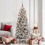 Árbol de Navidad artificial 180 cm PVC y Plástico y Acero y PE en Decoración Festiva y Estacional | Comprar online en Foru.es
