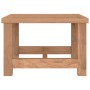 Mesa de centro madera maciza de teca 45x45x30 cm de vidaXL, Mesas de centro - Ref: Foro24-340751, Precio: 68,90 €, Descuento: %