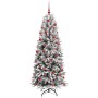 Árbol de Navidad artificial 180 cm PVC y Plástico y Acero y PE en Decoración Festiva y Estacional | Comprar online en Foru.es