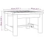 Mesa de centro madera maciza de teca 45x45x30 cm de vidaXL, Mesas de centro - Ref: Foro24-340751, Precio: 67,61 €, Descuento: %