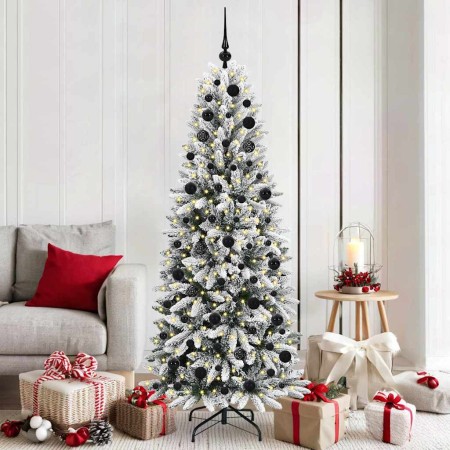 Árbol de Navidad artificial 180 cm PVC y Plástico y Acero y PE en Decoración Festiva y Estacional | Comprar online en Foru.es