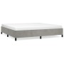 Estructura de cama de terciopelo gris claro 180x200 cm de vidaXL, Camas y somieres - Ref: Foro24-347342, Precio: 137,49 €, De...