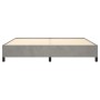 Estructura de cama de terciopelo gris claro 180x200 cm de vidaXL, Camas y somieres - Ref: Foro24-347342, Precio: 137,49 €, De...