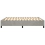 Estructura de cama de terciopelo gris claro 180x200 cm de vidaXL, Camas y somieres - Ref: Foro24-347342, Precio: 137,49 €, De...