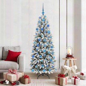 Árbol de Navidad artificial 180 cm PVC y Plástico y Acero y PE en Decoración Festiva y Estacional | Comprar online en Foru.es