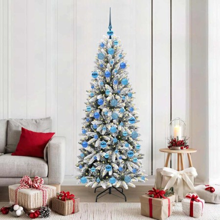 Árbol de Navidad artificial 180 cm PVC y Plástico y Acero y PE en Decoración Festiva y Estacional | Comprar online en Foru.es