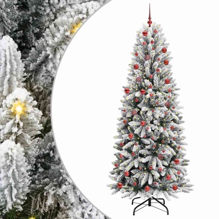 Árbol de Navidad artificial 210 cm PVC y Plástico y Acero y PE en Decoración Festiva y Estacional | Comprar online en Foru.es