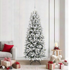 Árbol de Navidad artificial 210 cm PVC y Plástico y Acero y PE en Decoración Festiva y Estacional | Comprar online en Foru.es
