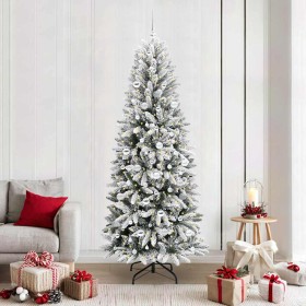 Árbol de Navidad artificial 210 cm PVC y Plástico y Acero y PE en Decoración Festiva y Estacional | Comprar online en Foru.es