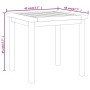 Mesa auxiliar de madera maciza de teca 45x45x45 cm de vidaXL, Mesas auxiliares - Ref: Foro24-340745, Precio: 55,55 €, Descuen...