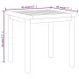 Mesa auxiliar de madera maciza de teca 45x45x45 cm de vidaXL, Mesas auxiliares - Ref: Foro24-340745, Precio: 54,56 €, Descuen...