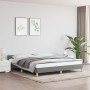 Estructura de cama con cabecero tela gris oscuro 180x200 cm de vidaXL, Camas y somieres - Ref: Foro24-347432, Precio: 130,89 ...