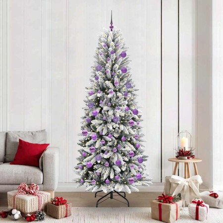 Árbol de Navidad artificial 210 cm PVC y Plástico y Acero y PE en Decoración Festiva y Estacional | Comprar online en Foru.es