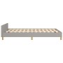 Estructura de cama con cabecero de tela gris claro 120x200 cm de vidaXL, Camas y somieres - Ref: Foro24-3124879, Precio: 168,...