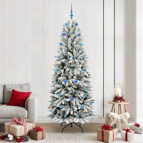 Árbol de Navidad artificial 210 cm PVC y Plástico y Acero y PE en Decoración Festiva y Estacional | Comprar online en Foru.es