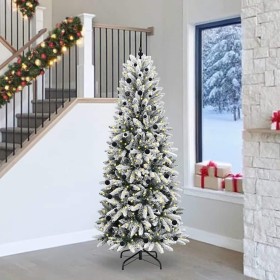 Árbol de Navidad artificial 240 cm PVC y Plástico y Acero y PE en Decoración Festiva y Estacional | Comprar online en Foru.es