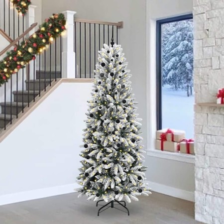 Árbol de Navidad artificial 240 cm PVC y Plástico y Acero y PE en Decoración Festiva y Estacional | Comprar online en Foru.es