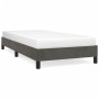 Estructura de cama de terciopelo gris oscuro 90x190 cm de vidaXL, Camas y somieres - Ref: Foro24-346947, Precio: 82,46 €, Des...