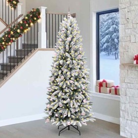 Árbol de Navidad artificial 240 cm PVC y Plástico y Acero y PE en Decoración Festiva y Estacional | Comprar online en Foru.es