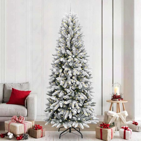 Árbol de Navidad artificial 240 cm PVC y Plástico y Acero y PE en Decoración Festiva y Estacional | Comprar online en Foru.es