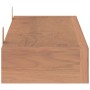 Estantes de pared 2 unidades madera maciza de teca 60x15x4 cm de vidaXL, Estantes y estanterías - Ref: Foro24-340755, Precio:...