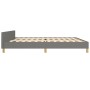 Estructura de cama con cabecero tela gris oscuro 200x200 cm de vidaXL, Camas y somieres - Ref: Foro24-3125325, Precio: 255,81...