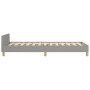 Estructura de cama con cabecero de tela gris claro 90x200 cm de vidaXL, Camas y somieres - Ref: Foro24-3125268, Precio: 140,1...