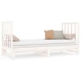 Sofá cama extraíble madera maciza de pino blanco 2x(90x190) cm de vidaXL, Camas y somieres - Ref: Foro24-3124768, Precio: 206...