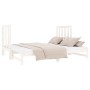 Sofá cama extraíble madera maciza de pino blanco 2x(90x190) cm de vidaXL, Camas y somieres - Ref: Foro24-3124768, Precio: 206...
