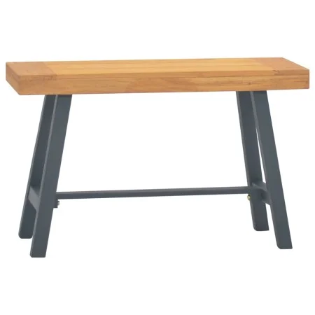 Banco de madera maciza de teca 80 cm de vidaXL, Bancos de comedor y cocina - Ref: Foro24-340742, Precio: 127,96 €, Descuento: %