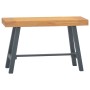 Banco de madera maciza de teca 80 cm de vidaXL, Bancos de comedor y cocina - Ref: Foro24-340742, Precio: 103,52 €, Descuento: %