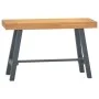 Banco de madera maciza de teca 80 cm de vidaXL, Bancos de comedor y cocina - Ref: Foro24-340742, Precio: 127,96 €, Descuento: %