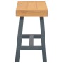 Banco de madera maciza de teca 80 cm de vidaXL, Bancos de comedor y cocina - Ref: Foro24-340742, Precio: 103,52 €, Descuento: %