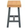 Banco de madera maciza de teca 80 cm de vidaXL, Bancos de comedor y cocina - Ref: Foro24-340742, Precio: 127,96 €, Descuento: %