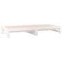 Sofá cama extraíble madera maciza de pino blanco 2x(90x190) cm de vidaXL, Camas y somieres - Ref: Foro24-3124748, Precio: 167...