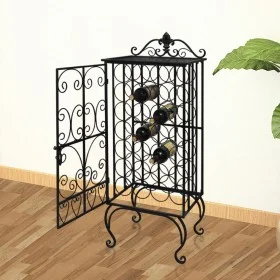 Metal wine rack for 28 bottles by vidaXL, Wine racks - Ref: Foro24-240937, Price: 102,79 €, Discount: %