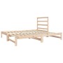 Sofá cama extraíble madera maciza de pino 2x(90x190) cm de vidaXL, Camas y somieres - Ref: Foro24-3124747, Precio: 141,49 €, ...