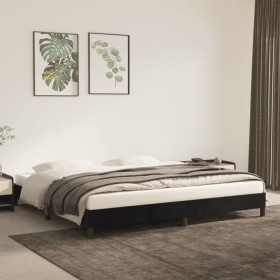 Estructura de cama de terciopelo gris claro 200x200 cm de vidaXL, Camas y somieres - Ref: Foro24-346996, Precio: 125,88 €, De...