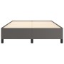 Estructura de cama de cuero sintético gris 140x200 cm de vidaXL, Camas y somieres - Ref: Foro24-347255, Precio: 104,67 €, Des...