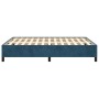 Estructura de cama de terciopelo azul 140x190 cm de vidaXL, Camas y somieres - Ref: Foro24-347322, Precio: 122,78 €, Descuent...