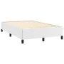 White synthetic leather bed frame 120x200 cm by vidaXL, Beds and slatted bases - Ref: Foro24-347240, Price: 100,99 €, Discoun...