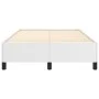 White synthetic leather bed frame 120x200 cm by vidaXL, Beds and slatted bases - Ref: Foro24-347240, Price: 100,99 €, Discoun...