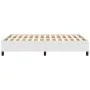 White synthetic leather bed frame 120x200 cm by vidaXL, Beds and slatted bases - Ref: Foro24-347240, Price: 100,99 €, Discoun...