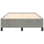 Estructura de cama de terciopelo gris claro 120x200 cm de vidaXL, Camas y somieres - Ref: Foro24-347312, Precio: 118,33 €, De...